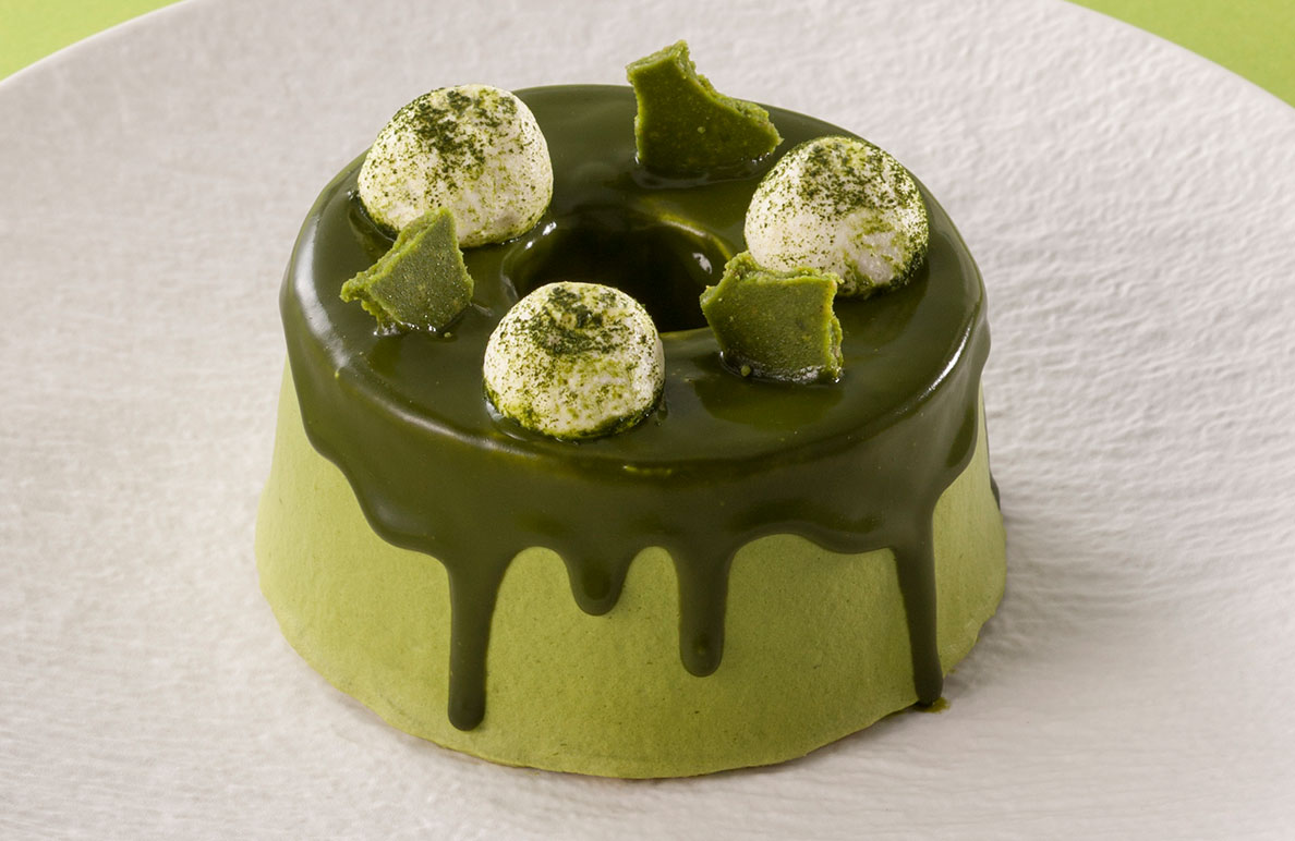 シフォンケーキの抹茶