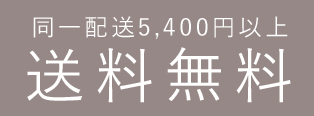 同一配送5,400円以上 送料無料