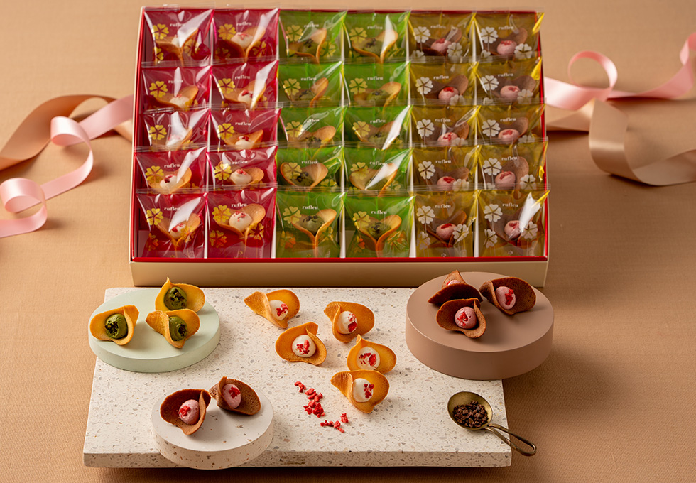 ルフル30個入(バニラ・抹茶・ココアベリー)各10個入