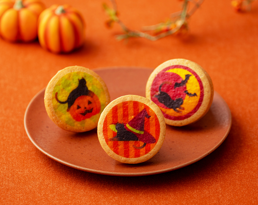 ハロウィンサンドクッキー