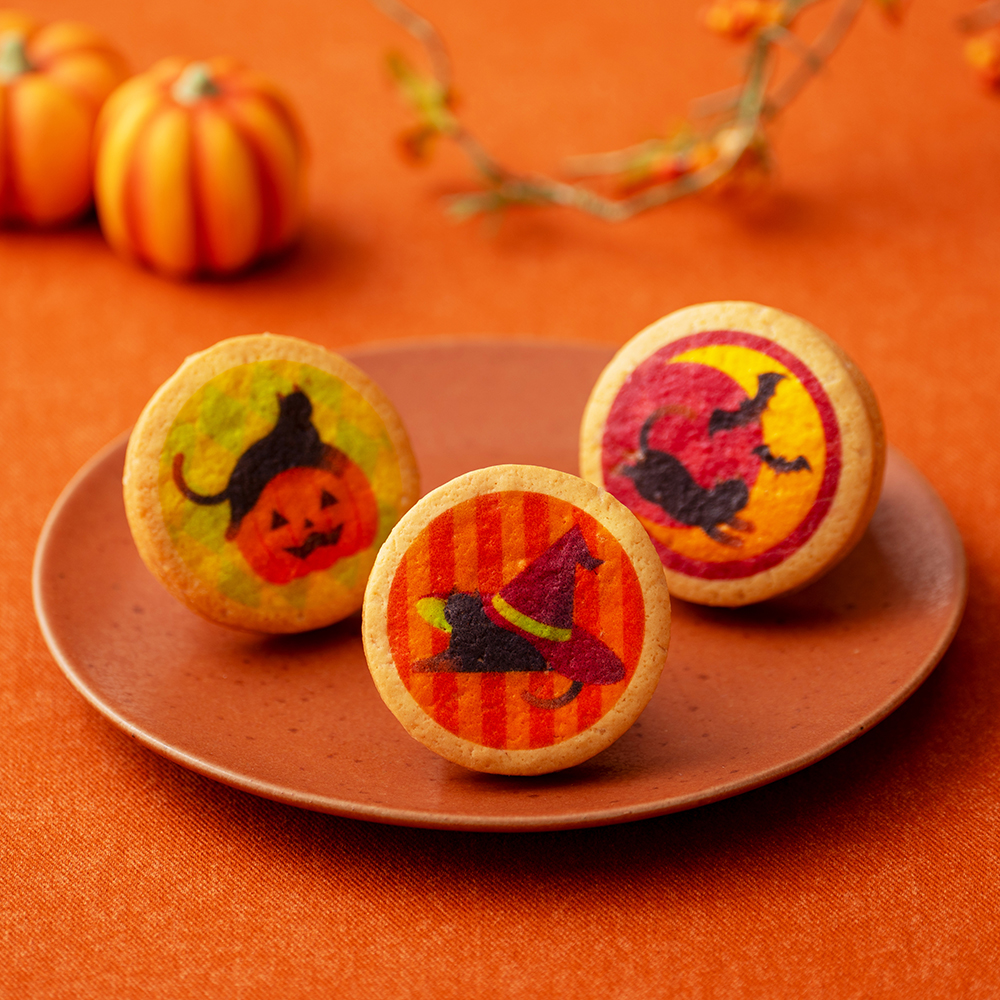 ハロウィンサンドクッキー3枚入