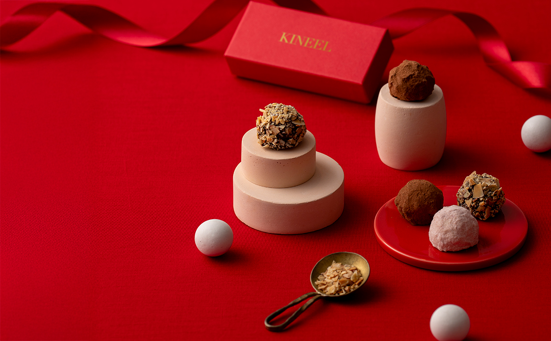 トリュフ3種（ノワール・ベリーホワイト・ナッツキャラメル）