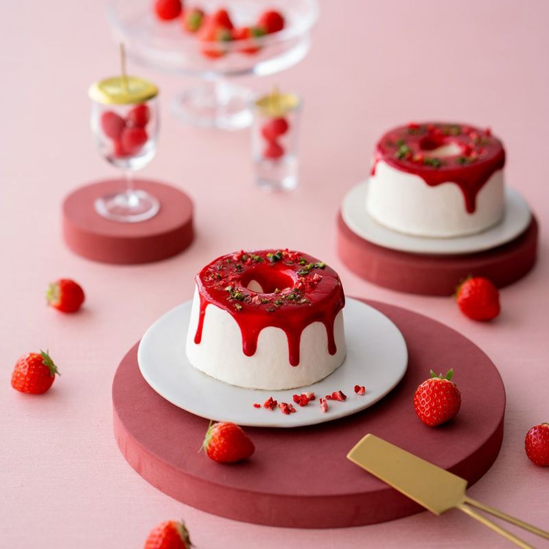 T☆ページ、パフェ、パンケーキ、ケーキ、シフォンケーキケーキ、セット シフォンケーキ（ベリーミックス）（冷凍） | KINEEL 公式